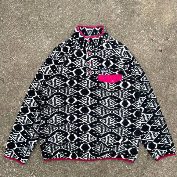 Patagonia Synchilla Snap Button Jacket Women's Large - Picture 2 of 4